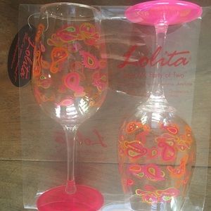 Lolita plastic wine glasses